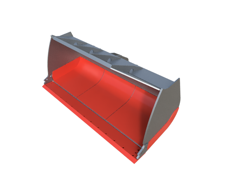 Bote P/Cargador 2.5m3 111" HD